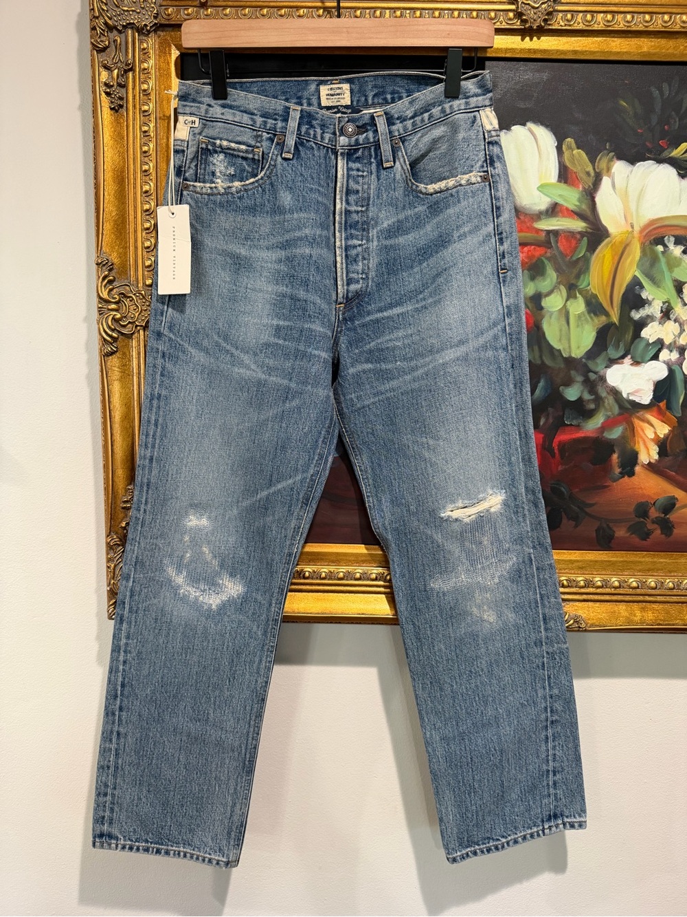 Citizens Of Humanity Light Blue Straight-Leg Jeans